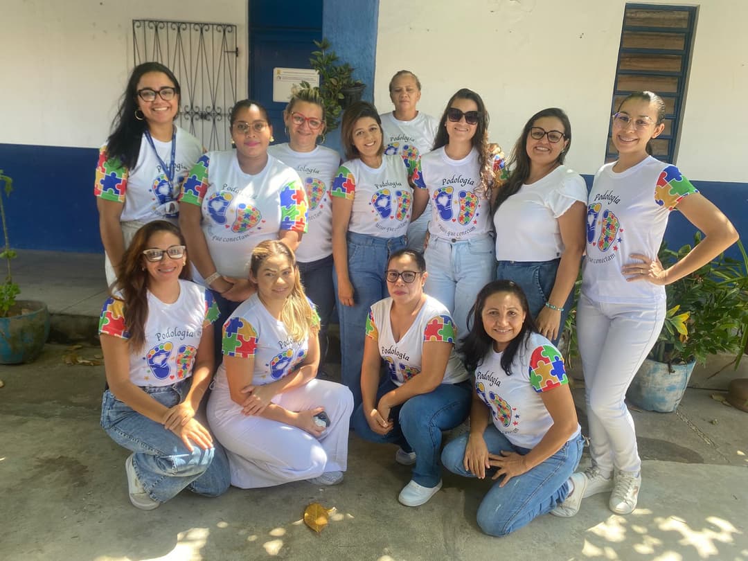 Equipe de podólogos